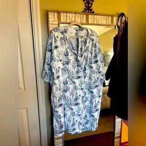 Vera Bradley Nautical bath robe